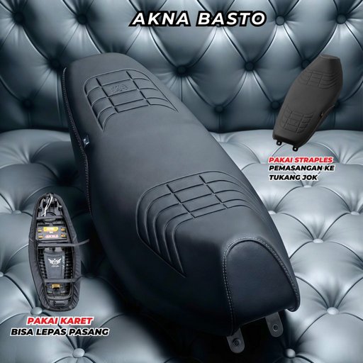 Akna AXL Sarung Jok Akna Basto Motor Vario Kulit Sintetis Tebal 1.20 mm